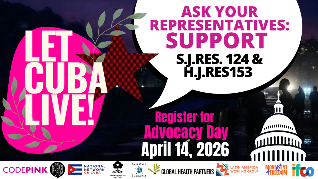Tell Congress: No War, No Embargo! Tell Congress: No War, No Embargo!
