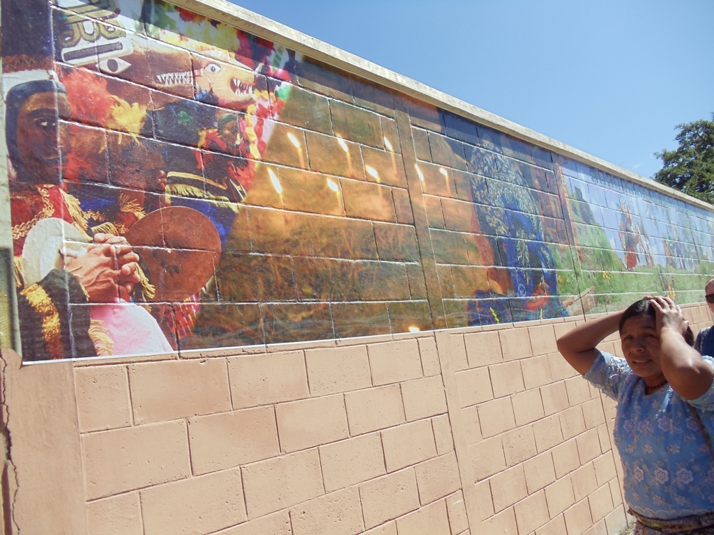 Photo of mural in Rabinal